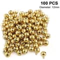 100 kpl Mini-kulkusia, 12 mm pieniä kelloja DIY-joulukelloja