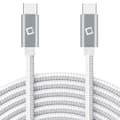 iPhone 15 Pro MAX USB-C Flätad Laddningskabel - 2 Meter + 20W USB-C Strömadapter (Woven) (2M) (Woven) (2M)