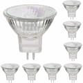 MR11 12V 35W halogenlampor GU4 sockel spot 2800K varmvit, dimbara, 8-pack
