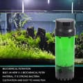 Miniatyrbilde 3 av 5: Akvarium Fisketank Fluidisert Bevegelig Bed Filter Boble Bio Media Filter med Luftstein og Svampfilter