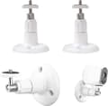 Security Camera Mount, 3-Pack White, 360° Rotation, Adjustable Ceiling and Wall Mount, Indoor/Outdoor