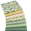 Fat Quarter Stoffpakke 100% Bomull Quilting Patchwork Blandet Håndverk Grønn 25*25cm 25*25cm 25*25cm