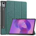 Miniatyrbillede 1 af 5: Etui til Lenovo Idea Tab Pro Anti-Drop Læderstativ Tablet Cover - Grå Multicolo Multicolor Blackish Green