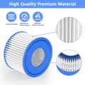 Miniatyrbillede 5 af 8: 4 x Filter VI til swimmingpool - til Bestway Miami, Lay-Z-Spa Poolfilter - Filterpatron VI