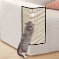 Miniatyrbild 1 av 4: Kattklösmatta - Repskydd för soffa, klösbräda för vägg med kattboll