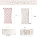 Miniatyrbillede 2 af 8: Brilleetui i læder, blødt etui til kvinder, mænd og børn, 2-pak, pink + hvid