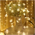 Miniatyrbild 2 av 5: Snowflake light string LED small colorful lights star light battery box flashing light string warm color-6 meters 40 lights battery model