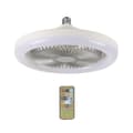 30W Ceiling Fan With Integrated E27 Lamps Remote Control Ceiling Lighting Bedroom Living Room Switch Contr