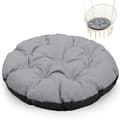 Papasan stolsdyna utomhus sittdyna 60 cm - hängande trädgårdsstolsdynor i rotting Mörkgrå