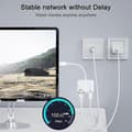 Pikkukuva 4 / 5: Usb C - Ethernet-sovitin, Usb Type C - Rj45 Gigabit Ethernet Lan -sovitin Pd 60w -laturilla, Air/pro:lle