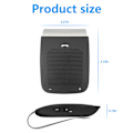 Miniatyrbillede 4 af 5: Bluetooth-højttalertelefon til bil, håndfri, solskærm