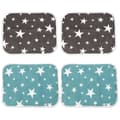 Comfortable Rabbit Beds Professional Cage Liners for Pet Owners Keep Feet Clean and Dry Cotton 4 Pcs