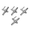 Aquarium Fish Tank Air Flow Control Lever Pump One Way Valve, 4 Pieces
