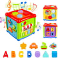 Activity Cube for Baby 1 2 Years, 6 in 1 Multifunctional Deve