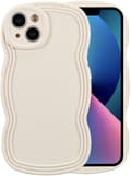 Sött enfärgat skal kompatibelt med iPhone 13, Off White