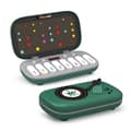 Spillkonsoll - Multifunksjonelt lommepiano med 7 fargerike knapper, 4 moduser & 2 lyder (Batteri ikke inkludert) grønn