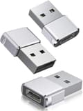 Miniatyrbilde 1 av 5: USB C-hunn til USB-hann adapter 3-pakning, Type C til USB A lader C