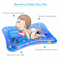 Miniatyrbild 5 av 5: IC Baby, BPA-fri vattenlekmatta, baby 3 6 9 månader, uppblåsbar aktivitetsmatta