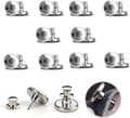 Miniatyrbilde 1 av 4: 10 stk jeansknapper, 17 mm avtagbar metall DIY-knapp, justerbar
