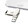 Miniatyrbillede 3 af 3: USB-hukommelse 128 GB USB C dobbeltstik, Type C 3.1 og USB