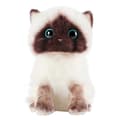 Plush Siamese Cat Dolls Stuffed Animals Toys Simulation Siamese Cat Cu
