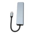 Pikkukuva 5 / 8: 6-in-1 USB C -keskitin, Type C - HD Multimedia Interface USB3.0 USB2.0 PD -muistikortti, tallennuskortti, moniporttinen USB C -sovitin, harmaa