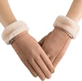 Women's Winter Gloves Warm Fleece Lined Stretch Thick Gloves