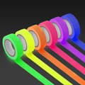 6 st UV Blacklight Reactive 1,5 cm X 5 m Per Färg Fluorescerande Tyg/Neon Gaffa Tejp [DB]