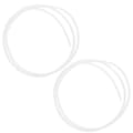 2 stk. 3mm ID x 4mm OD PTFE-rørslange fjernbetjent dysefremføringsrør til 3D-printer