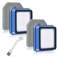 Miniatyrbillede 3 af 5: Erstatningsfilter til Askw1, qx6, qx7, qx8-2, erstatningsfilter til Qx8-2-anim Qx6 ledningsfri støvsuger C