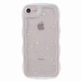 Miniatyrbillede 3 af 5: JTW-serien til iPhone 7/8/SE (2020)/SE (2022) Cover Glitterstjerner Bølget Kant TPU-beskyttelse Multicolor Style E Multicolor Style E
