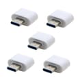 Miniatyrbillede 3 af 5: 5 STK./Sæt CY UC-086 Type-C til USB 2.0 480Mbps OTG Adapterstik til Telefon Tablet USB-kabel