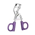 Eyelash Curler with Purple Handle, Silicone Refill Pads for Makeup, Cosmetics, Eyelash Curling Tool