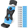 Ceramic Hob Scraper with 20 Replacement Blades, Blue