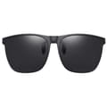 Clip-on Sunglasses - Attach to existing glasses - Black black