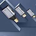Miniatyrbillede 5 af 5: USB C-adapter Type-C hun til -kompatibel DP MiniDP hanadapter HD Video 4K@60Hz (MINI DP-kompatibel)