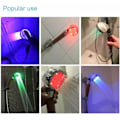 Miniatyrbillede 3 af 5: Kalkresistent brusehoved, vandbesparende LED-brusehoved