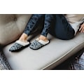 Miniatyrbillede 6 af 6: Dame & Herre Tøfler Vinter Varme Memory Foam Tøfler Indendørs Udendørs Skridsikre Tøfler Hvid White 40/41