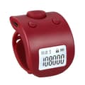 Räknare handpressavläsning elektronisk digital display fingerring räknepunktanordning (röd) -