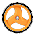 Pikkukuva 1 / 2: 293 mm Ruohonleikkurin takapyörä, yhteensopiva mallien 5324035-09, 5324327-49, 532403509, 532432749 kanssa, erinomainen