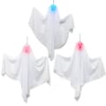 Halloween Ghost Hanging Decorations Halloween Hanging Decorations Light Up White Flying Ghosts Wood Window Wall Scary Ornament