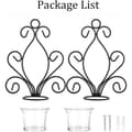 Miniatyrbild 5 av 5: Vintage Iron Wall Sconces, Creative Iron Candle Holders