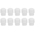 10PCS Pickup Switch Tip Cap Knopp Elgitarr Del Tillbehör Knopp CapVit