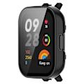 Pikkukuva 4 / 5: Xiaomi Redmi Watch 3 PC -suojakotelo karkaistulla lasisella näytönsuojalla, älykellon putoamista estävä suojus Black