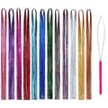 Glitter Hår Tinsel Set 12 Färger