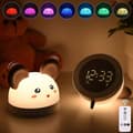 Miniatyrbild 1 av 5: Lovely Night Light, Portable Night Light with Remote Control 7 Color Changes