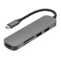Miniatyrbillede 2 af 8: 5-i-1 Hub Type-C til High Definition Multimedia Interface USB Dockingstation Konverteringsadapter