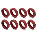Pikkukuva 1 / 10: 8 kpl/setti Matkatavaroiden pyöränsuojat Kengät Matkalaukun pyörät Suoja Viininpunainen Wine Red 8Pcs-8Pcs