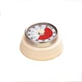 Mechanical Kitchen Timer - Magnetic Countdown Timer for Cooking and Baking, Battery-Free Timer with Loud Alarm White White White