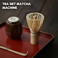 Miniatyrbillede 4 af 5: Japansk Matcha-sæt (3 dele) - Matcha-piskeris i bambus, teske - sæt